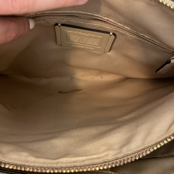 MUST GO! LAST CHANCE! - offer now! - Tan Coach Purse with Removable Strap - Picture 4 of 8